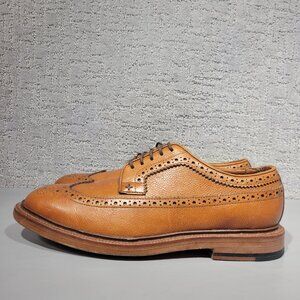 Grant Stone Longwing Men's Size 7D US Brown Chromexcel Wingtip Dress Shoes